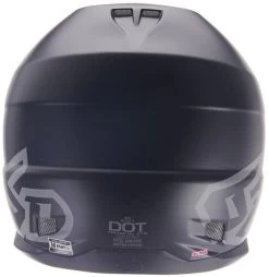 6D ATR-1 Helmet Solids -HJC Store 6d atr 1 helmet solid matte black back 01643.1623814518