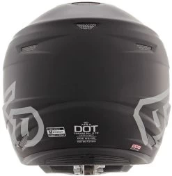 6D ATR-2Y Youth Helmet Solid -HJC Store 6d atr 2 helmet solid matte black back 19182.1647656227