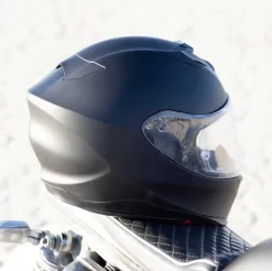 Scorpion EXO-T520 With EXO-Com Kit Helmet Solid -HJC Store Scorpion T520 helmet on bike 13852.1642888171