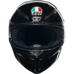 AGV K1 S Helmet -HJC Store agv k1 s helmet solid gloss black front 81857.1688378442