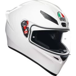 AGV K1 S Helmet -HJC Store agv k1 s helmet solid gloss white front right 49989.1688378481