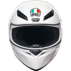 AGV K1 S Helmet -HJC Store agv k1 s helmet solid gloss white front 13870.1688378477