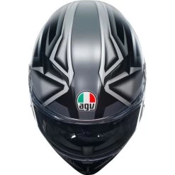 AGV K3 Compound Helmet 15 AGV K3 Compound Helmet -HJC Store agv k3 compound helmet black gray top 15247.1687836346