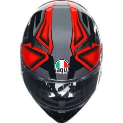 AGV K3 Compound Helmet 20 AGV K3 Compound Helmet -HJC Store agv k3 compound helmet black red top 49453.1687836364