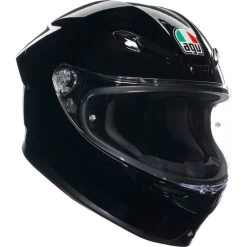 AGV K6 S Helmet 22 AGV K6 S Helmet -HJC Store agv k6 s helmet solid black front right 96637.1688222024