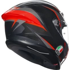 AGV K6 S Slashcut Helmet 25 AGV K6 S Slashcut Helmet -HJC Store agv k6 s slashcut helmet black gray red back right 42641.1688225952