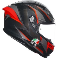AGV K6 S Slashcut Helmet 21 AGV K6 S Slashcut Helmet -HJC Store agv k6 s slashcut helmet black gray red right 19936.1688225935