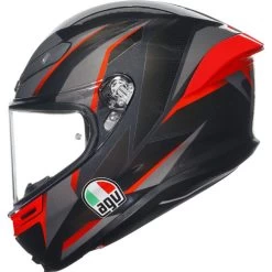 AGV K6 S Slashcut Helmet 20 AGV K6 S Slashcut Helmet -HJC Store agv k6 s slashcut helmet black gray red 54691.1688225930
