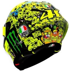 AGV Pista GP RR Limited Edition Rossi Misano 2 2021 Helmet -HJC Store agv pista gp rr limited edition rossi misano 2 2021 helmet back left 19763.1679975921