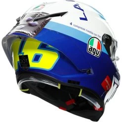 AGV Pista GP RR Limited Edition Rossi Misano 2020 Helmet -HJC Store agv pista gp rr limited edition rossi misano 2020 helmet back right 64619.1679970925