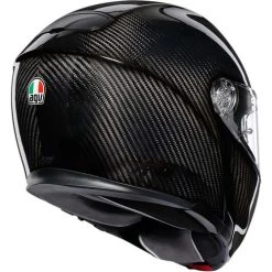 AGV Sportmodular Carbon Helmet Solids -HJC Store agv sportmodular carbon helmet solid gloss black back 29741.1567652578