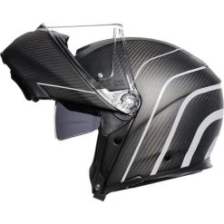 AGV Sportmodular Carbon Refractive Helmet -HJC Store agv sportmodular refractive helmet open 48671.1567550848