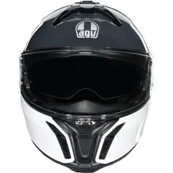 AGV Tourmodular Balance Helmet -HJC Store agv tourmodular balance helmet white gray red front 47549.1679838427