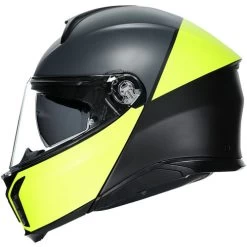 AGV Tourmodular Balance Helmet -HJC Store agv tourmodular balance helmet yellow fluo gray left 53751.1679838476