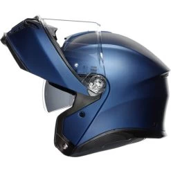 AGV Tourmodular Helmet -HJC Store agv tourmodular galassia helmet matte blue left shield up 95506.1679962889