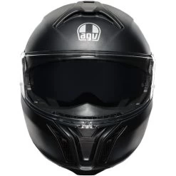 AGV Tourmodular Helmet -HJC Store agv tourmodular helmet solid matte black front 15249.1679722903