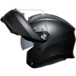 AGV Tourmodular Helmet -HJC Store agv tourmodular helmet solid matte black left shield up 35131.1679960926