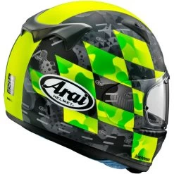 Arai Regent-X Patch Helmet -HJC Store arai regent x helmet patch yellow frost back 65001.1680684878