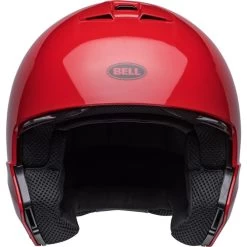 Bell Broozer Duplet Helmet -HJC Store bell broozer duplet helmet gloss red no chinbar front 40999.1685260877