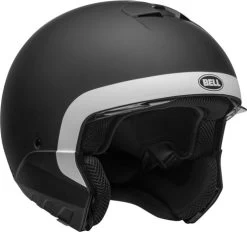 Bell Broozer Cranium Helmet 15 Bell Broozer Cranium Helmet -HJC Store bell broozer helmet cranium matte black white no chinbar front right 28895.1578731480