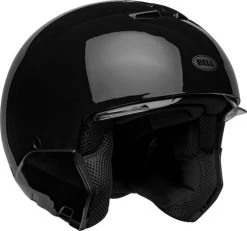 Bell Broozer Helmet Solid -HJC Store bell broozer helmet gloss black no chinbar front right 97910.1578729875