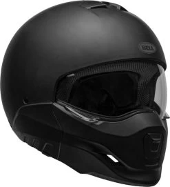 Bell Broozer Helmet Solid -HJC Store bell broozer helmet matte black front right clear shield 34144.1578729909