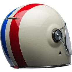 Bell Bullitt Command Helmet -HJC Store bell bullitt command helmet vintage white red blue back right 01125.1671087376