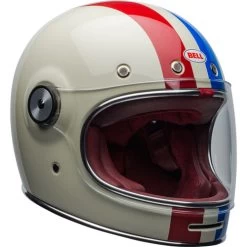 Bell Bullitt Command Helmet -HJC Store bell bullitt command helmet vintage white red blue front right 02248.1671087368