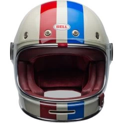 Bell Bullitt Command Helmet -HJC Store bell bullitt command helmet vintage white red blue front 00931.1671087358