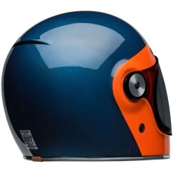 Bell Bullitt Vader Helmet -HJC Store bell bullitt vader helmet gloss dark blue orange back right 23297.1696992298