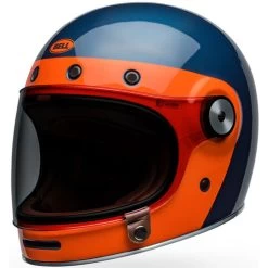 Bell Bullitt Vader Helmet -HJC Store bell bullitt vader helmet gloss dark blue orange front left 86315.1696682294