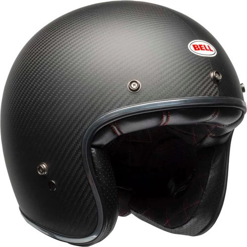 Bell Custom 500 Carbon Matte Black Helmet 4 Bell Custom 500 Carbon Matte Black Helmet - Image 4