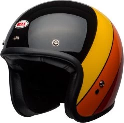 Bell Custom 500 Riff Helmet 22 Bell Custom 500 Riff Helmet -HJC Store bell custom 500 riff helmet gloss black yellow orange red front left 18294.1696755275