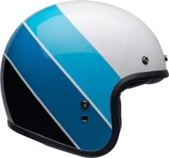 Bell Custom 500 Riff Helmet 37 Bell Custom 500 Riff Helmet -HJC Store bell custom 500 riff helmet gloss white blue right 86456.1633226622