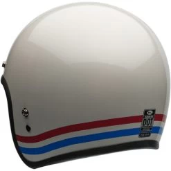 Bell Custom 500 Stripes Helmet -HJC Store bell custom 500 stripes helmet pearl back left 38669.1696771512