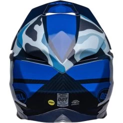 Bell Moto-10 Spherical Ferrandis Mechant Helmet -HJC Store bell moto 10 spherical ferrandis mechant helmet dark blue light blue back 70221.1672229880