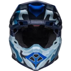 Bell Moto-10 Spherical Ferrandis Mechant Helmet -HJC Store bell moto 10 spherical ferrandis mechant helmet dark blue light blue front 43135.1672229853