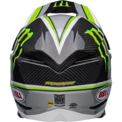 Bell Moto-10 Spherical Pro Circuit Replica 22 Helmet -HJC Store bell moto 10 spherical helmet pro circuit replica 22 gloss black green back 20607.1632390457