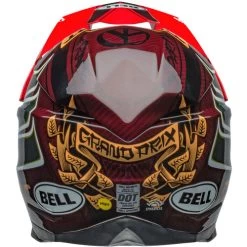 Bell Moto-10 Spherical Fasthouse DITD 24 Helmet -HJC Store bell moto 10 spherical le fasthouse ditd 24 helmet gloss red gold back 98581.1698963556