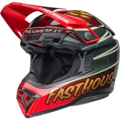 Bell Moto-10 Spherical Fasthouse DITD 24 Helmet -HJC Store bell moto 10 spherical le fasthouse ditd 24 helmet gloss red gold front left 65124.1698963529