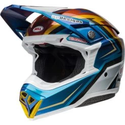 Bell Moto-10 Spherical Tomac Replica 24 Helmet -HJC Store bell moto 10 spherical le tomac replica 24 helmet gloss white gold front left 46314.1696778726