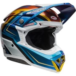 Bell Moto-10 Spherical Tomac Replica 24 Helmet -HJC Store bell moto 10 spherical le tomac replica 24 helmet gloss white gold front right 14312.1696778732