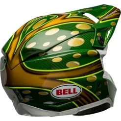 Bell Moto-10 Spherical McGrath Replica 22 Helmet -HJC Store bell moto 10 spherical mcgrath replica 22 helmet gloss gold green back right 95419.1672306722