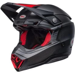 Bell Moto-10 Spherical Satin Helmet -HJC Store bell moto 10 spherical satin helmet gloss red black front left 91882.1697540354