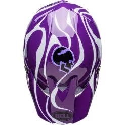 Bell Moto-10 Spherical Slayco Helmet 19 Bell Moto-10 Spherical Slayco Helmet -HJC Store bell moto 10 spherical slayco helmet gloss purple white top 72493.1672306196