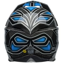 Bell Moto-10 Spherical Webb Marmont Helmet -HJC Store bell moto 10 spherical webb marmont helmet gloss north carolina blue back 30979.1696764410