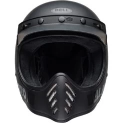 Bell Moto 3 Classic Helmet -HJC Store bell moto 3 classic helmet blackout front 94086.1671250251
