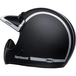 Bell Moto 3 Fasthouse Old Road Helmet 16 Bell Moto 3 Fasthouse Old Road Helmet -HJC Store bell moto 3 helmet fasthouse the old road matte gloss black white back left 89066.1675944103