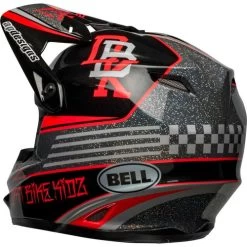Bell Moto-9 Youth MIPS Twitch Replica 22 Helmet -HJC Store bell moto 9 youth mips twitch replica 22 helmet gloss black gray back left 11335.1672223294