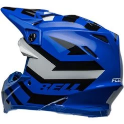 Bell Moto-9S Flex Banshee Helmet 35 Bell Moto-9S Flex Banshee Helmet -HJC Store bell moto 9s flex banshee helmet gloss blue white back left 90068.1696804525
